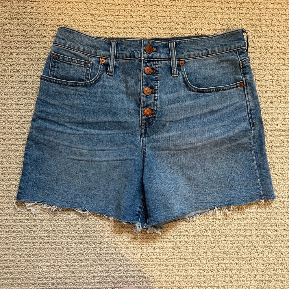 Madewell High- Rise Denim Shorts